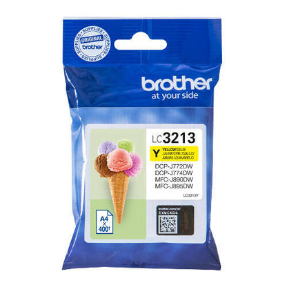 Brother LC3213 Amarillo Cartucho de Tinta Original - LC3213Y. 400 Paginas