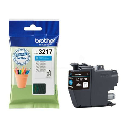 Brother LC3217 Cyan Cartucho de Tinta Original - LC3217C. 550 Paginas