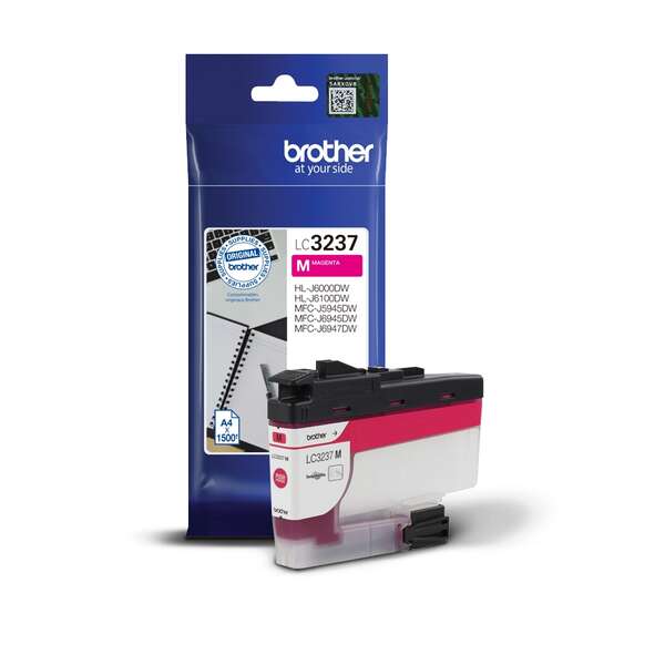 Brother LC3237 Magenta Original Ink Cartridge - LC3237M
