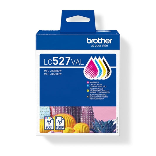 Brother LC527VAL 4-Pack Original Ink Cartridges (BK/C/M/Y) - LC527VAL