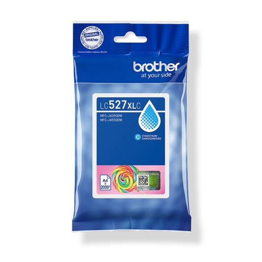 Brother LC527XLC Cyan Original Ink Cartridge - LC527XLC