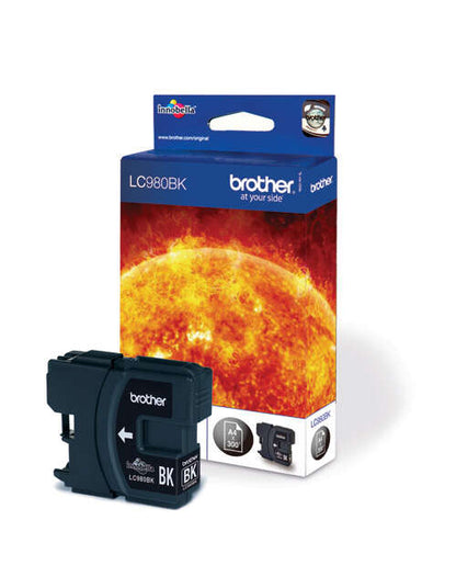 Brother LC980 Negro Cartucho de Tinta Original - LC980BK. 300 Paginas