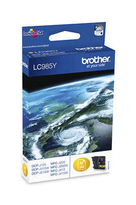 Brother LC985 Yellow Original Ink Cartridge - LC985YBP