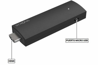 TV Stick Strong 2K FHD WiFi BT HDMI Negro (AP UNA +)