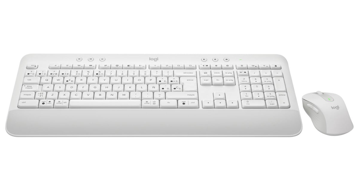 T+Ratón LOGITECH MK650 Bluetooth Blanco (920-011026) (LOG-TEC SET SG MK650 BUS WH)