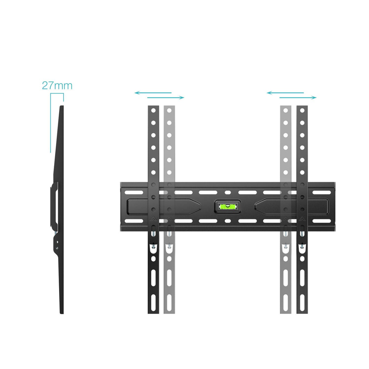 Soporte Pared TooQ 32"-75" Fijo Máx. 45Kg (LP1030F-B)