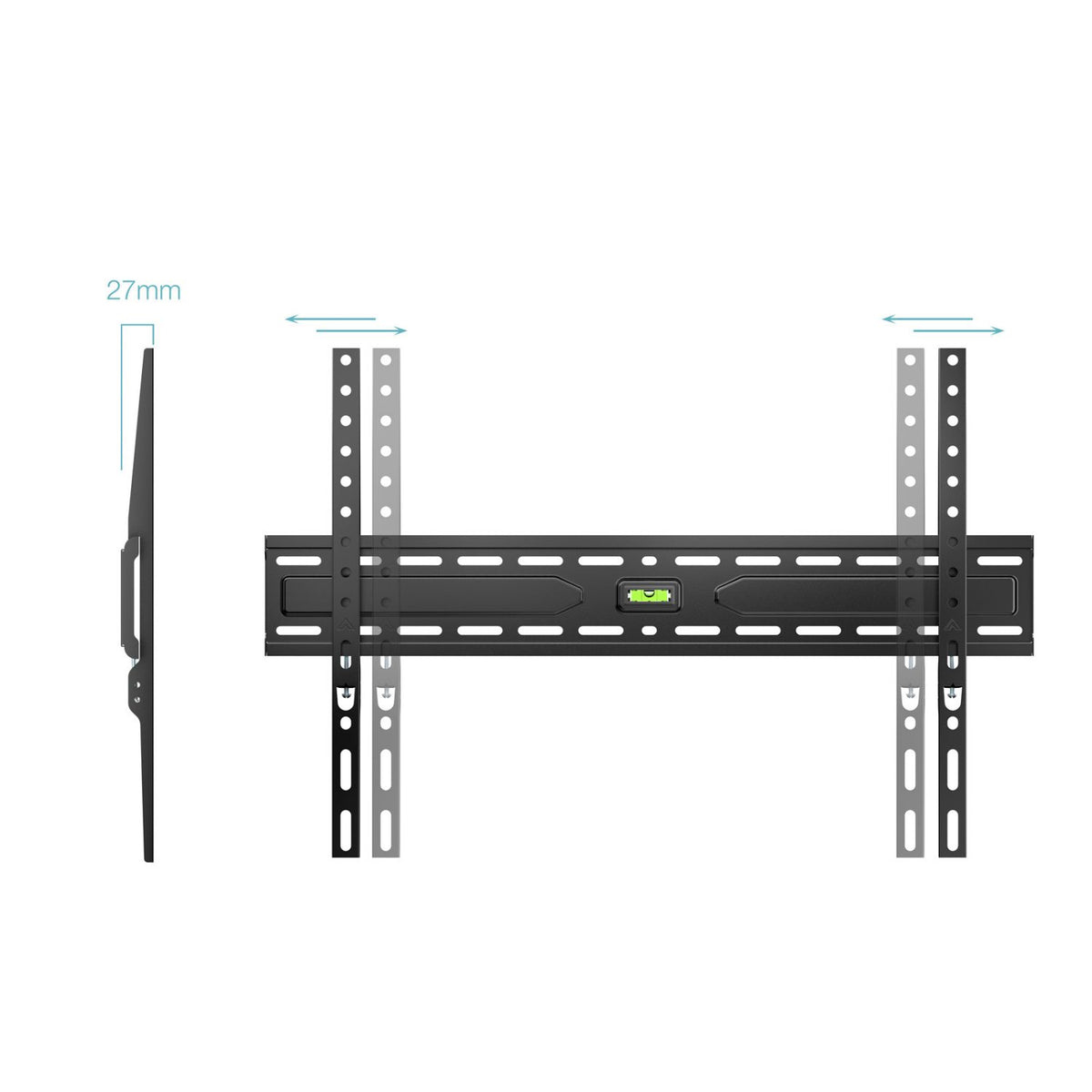 Soporte Pared TooQ 37"-86" Fijo Máx. 45Kg (LP1050F-B)