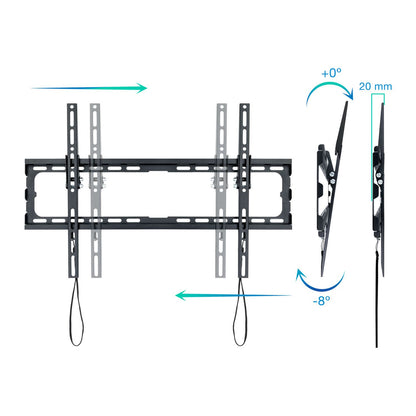 Soporte Pared TOOQ 37-80" Inclinable 45Kg (LP1081T-B)