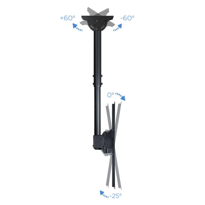 Soporte Techo TOOQ 37-70" Gira/Inclina (LPCE1170TSLI-B)