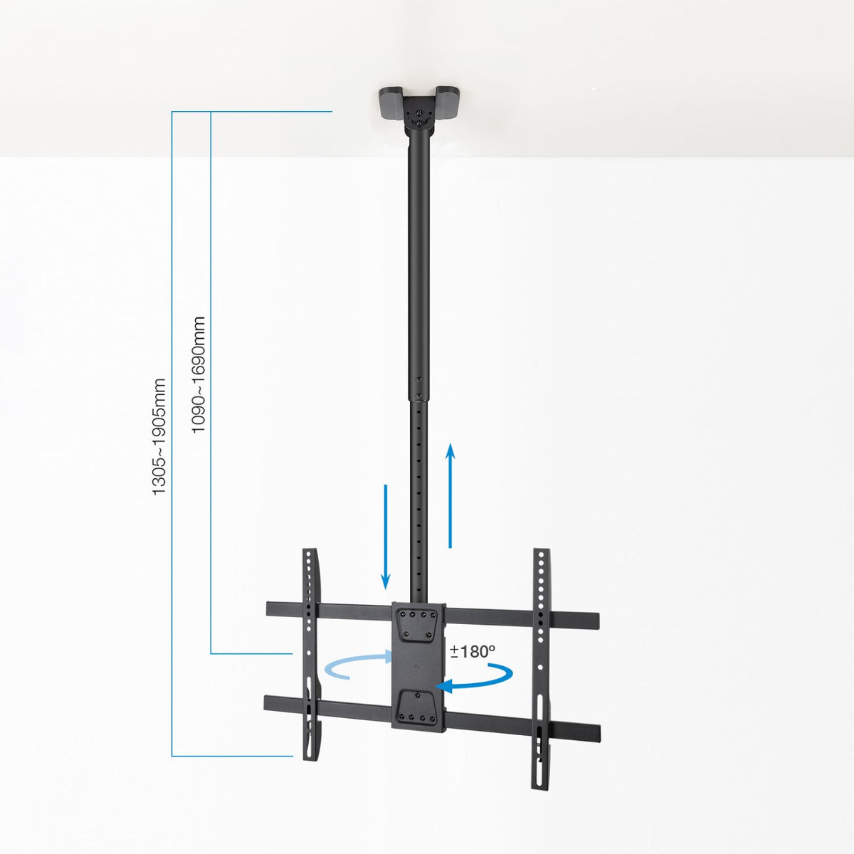 Soporte Techo TOOQ 43-86" Gira/Inc. (LPCE1186TSLI-XL-B)