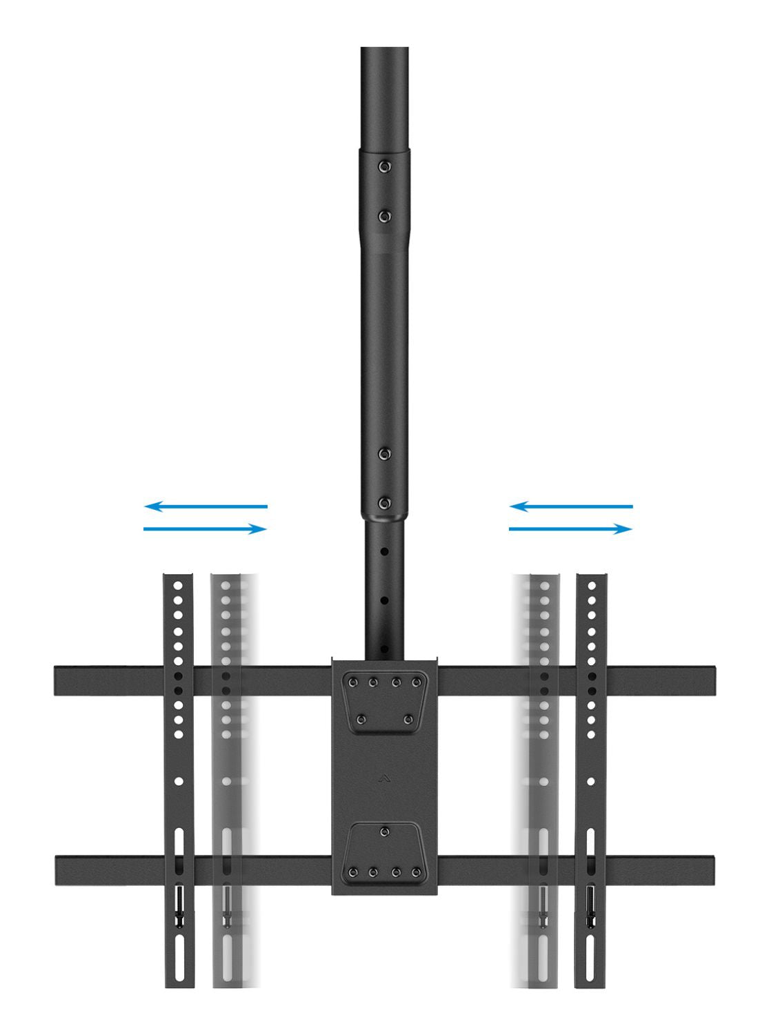 Soporte Techo TOOQ 43-86" 2TV Gira/Inc (LPCE2286TSLI-B)