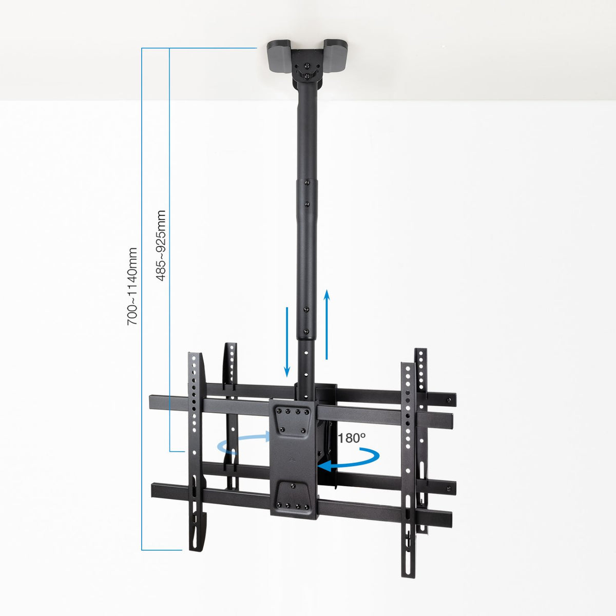 Soporte Techo TOOQ 43-86" 2TV Gira/Inc (LPCE2286TSLI-B)