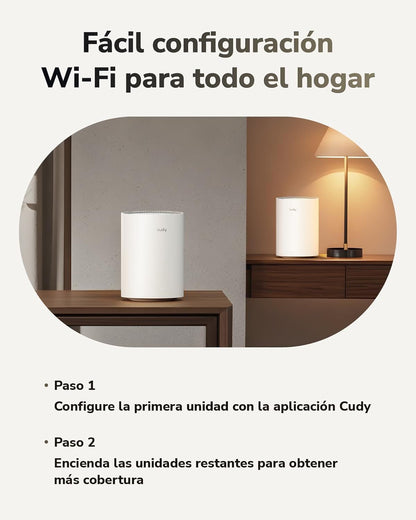 Sistema Mesh CUDY BE3600 3xRJ45 WiFi 7 (M3600 2-Pack)
