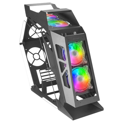 Caja Compacta Mars Gaming mATX Mini-ITX Negra (MC61)