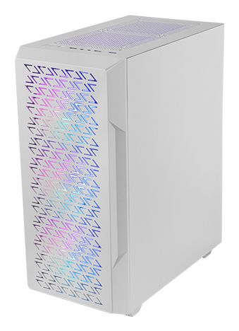 Caja Mars Gaming FRGB ATX mATX Mini-ITX Blanca (MCGEOW)