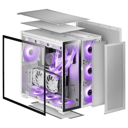 Caja Mars Gaming Custom XXL ATX mATX Negra (MCNOVA)