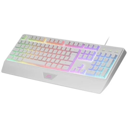 Pack Mars Gaming T+Ratón+Alfombrilla Blanco (MCP124WES)