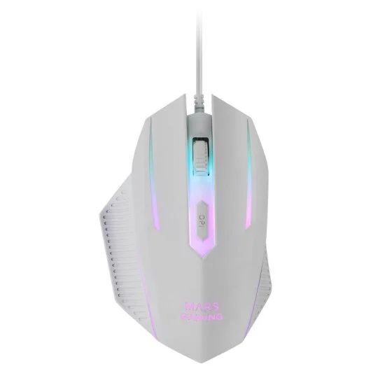 Pack Mars Gaming T+Ratón+Alfombrilla Blanco (MCP124WES)