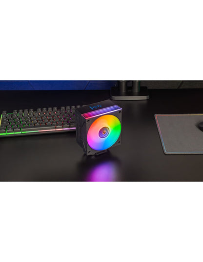Ventilador CPU Mars Gaming ARGB 120mm Negro (MCPULCD)