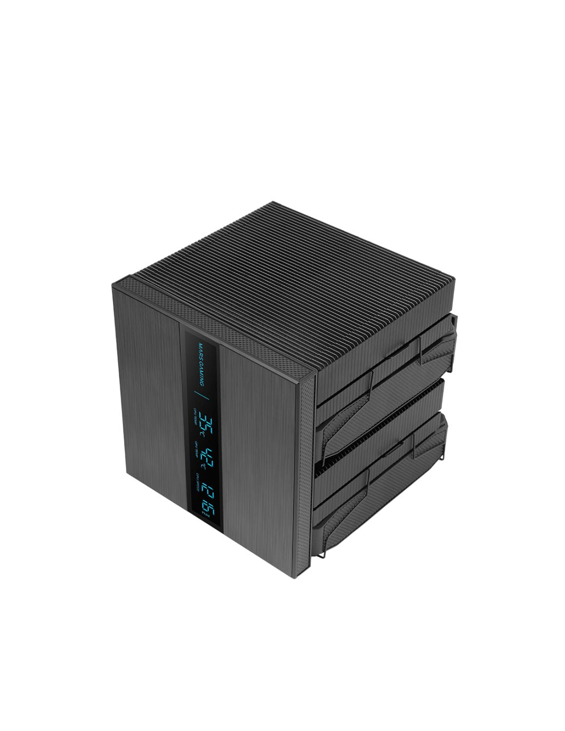 Ventilador CPU Mars Gaming 380W 2x120mm (MCPULCDPRO)