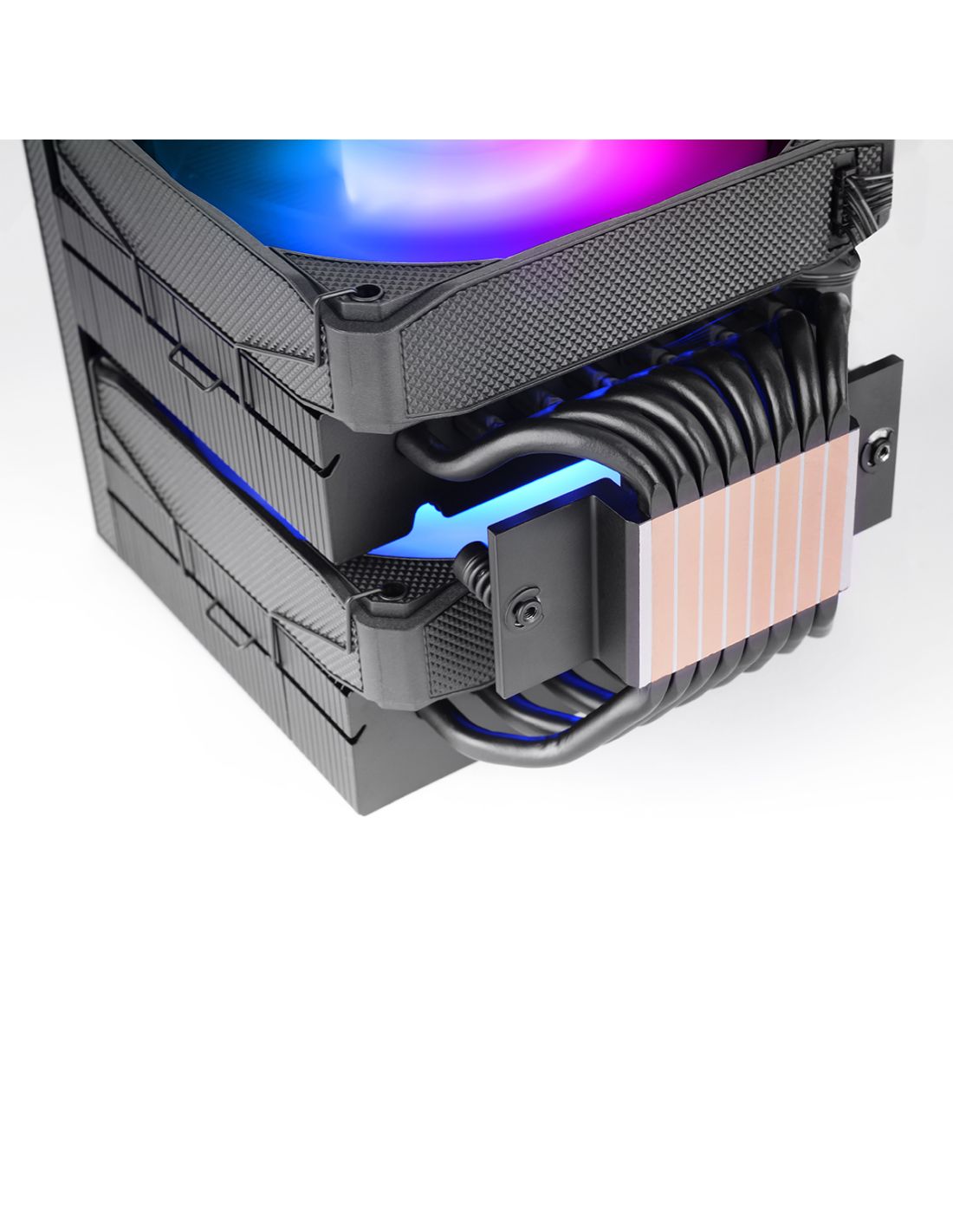 Ventilador CPU Mars Gaming 380W 2x120mm (MCPULCDPRO)