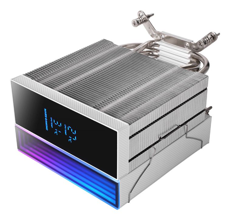 Ventilador CPU Mars Gaming ARGB 120mm Blanco (MCPULCDW)