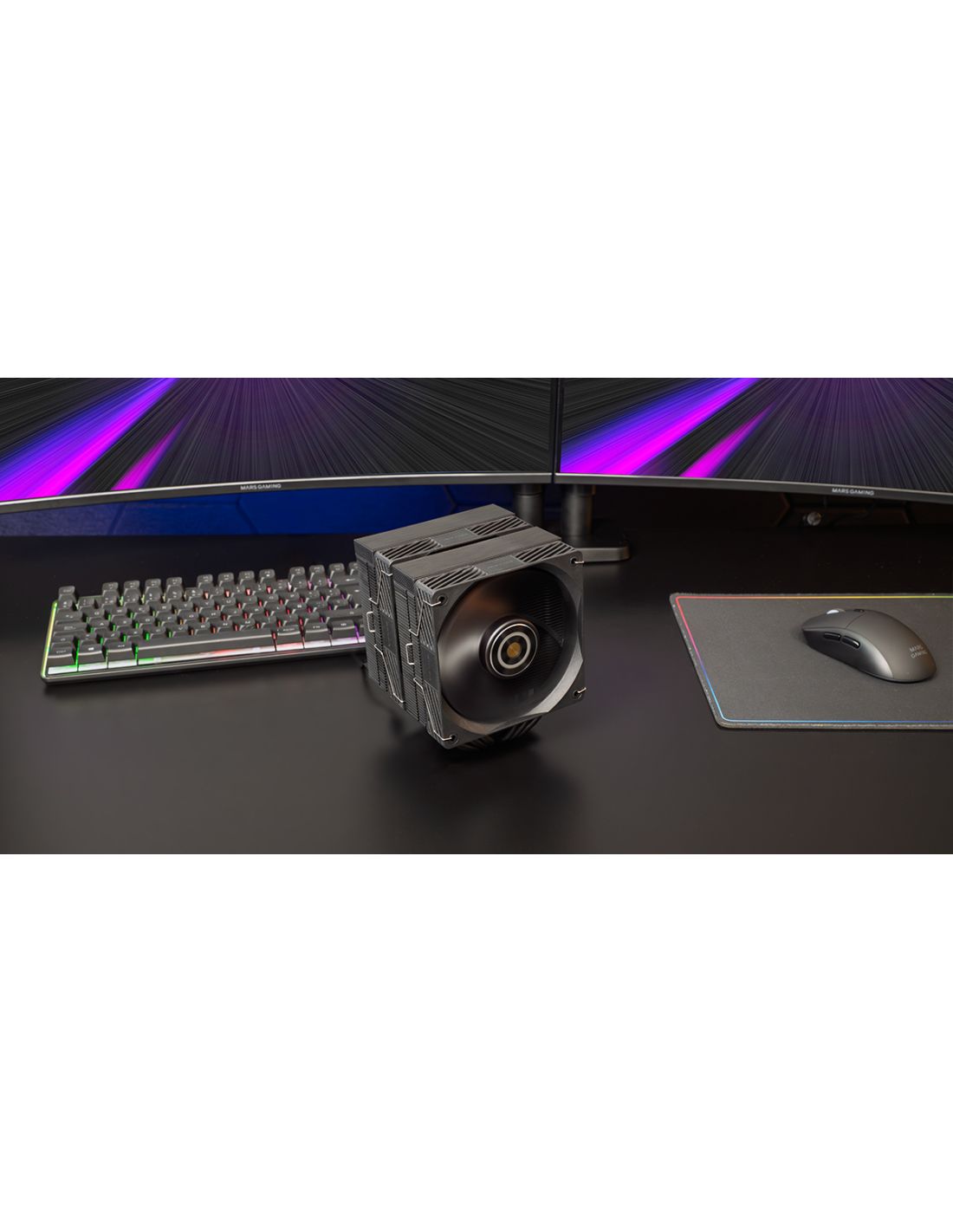 Ventilador CPU Mars Gaming 2x120mm Negro (MCPUX26PRO)