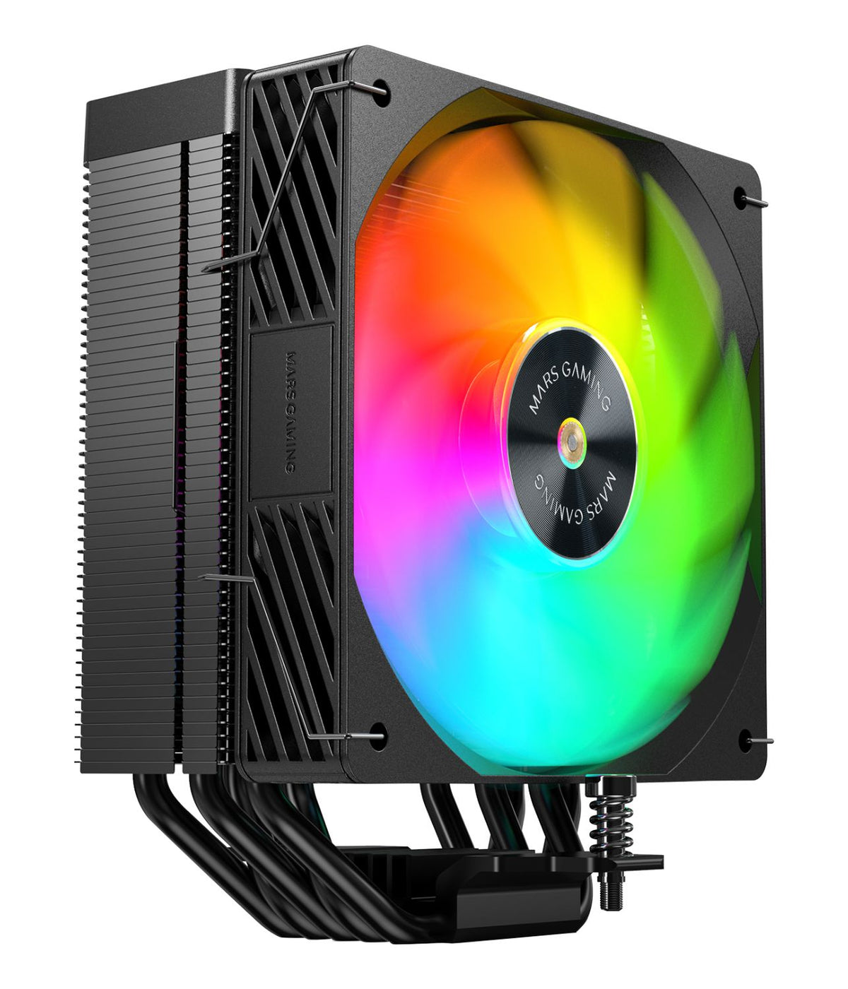 Ventilador Mars Gaming ARGB 120mm Negro (MCPUX5ARGB)