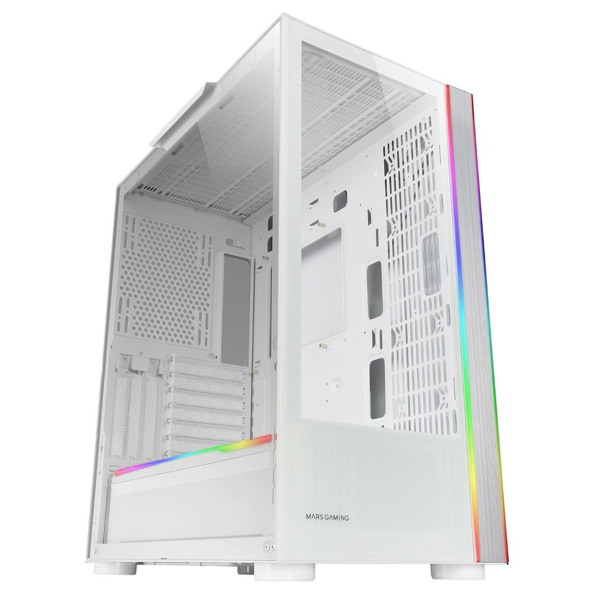 Caja Mars Gaming ARGB ATX EATX mATX Blanca (MCULTRAW)