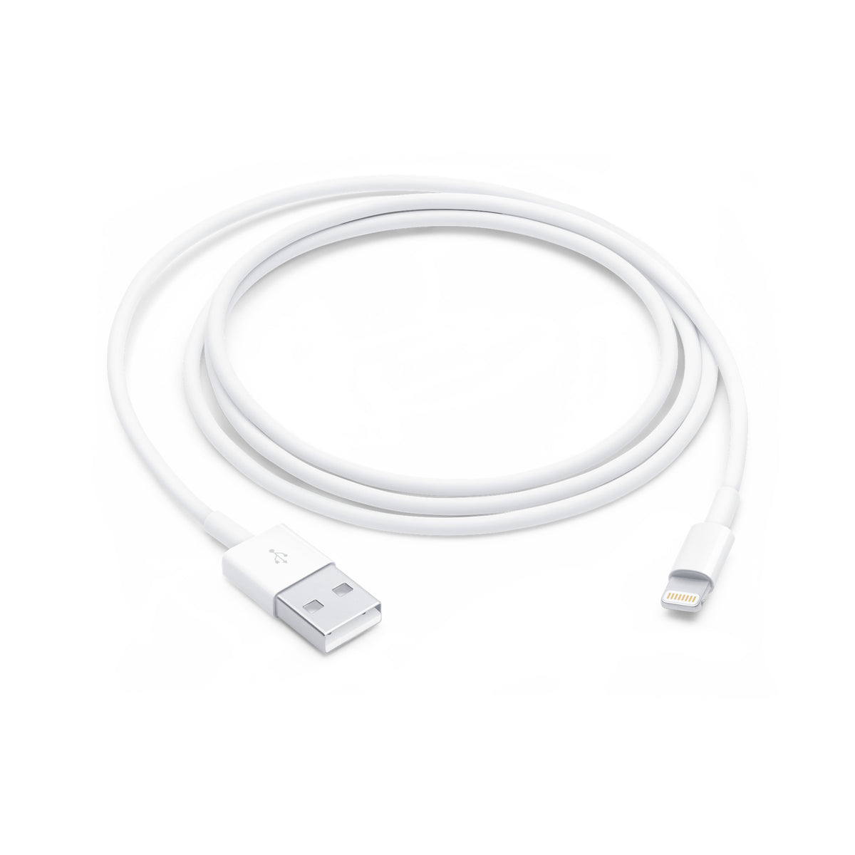 Cable Apple USB-A/M a Lightning/M 1m Blanco (MUQW3ZM/A)