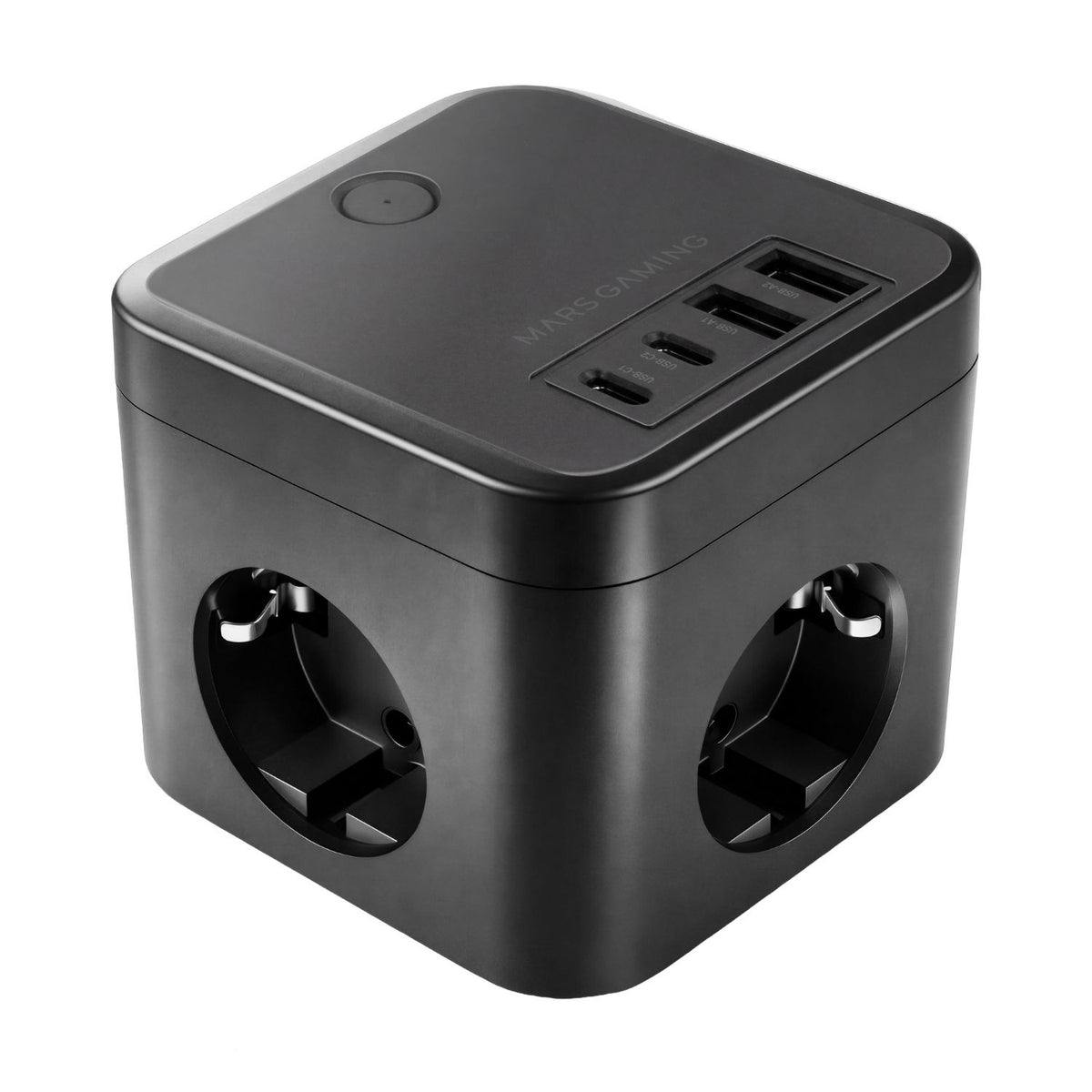 Cargador Mars Gaming 3xSchuko 2USB-A 2USB-C (MDCUBE35)