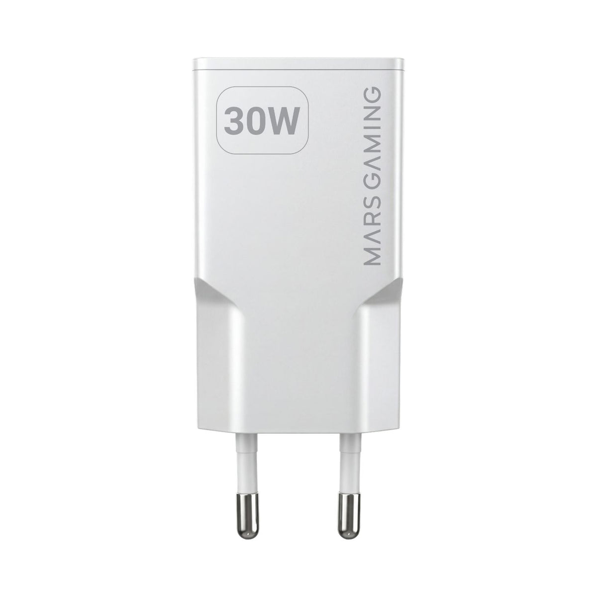 Cargador Pared Mars Gaming 30W USB-A/C Blanco(MDGAN30W)
