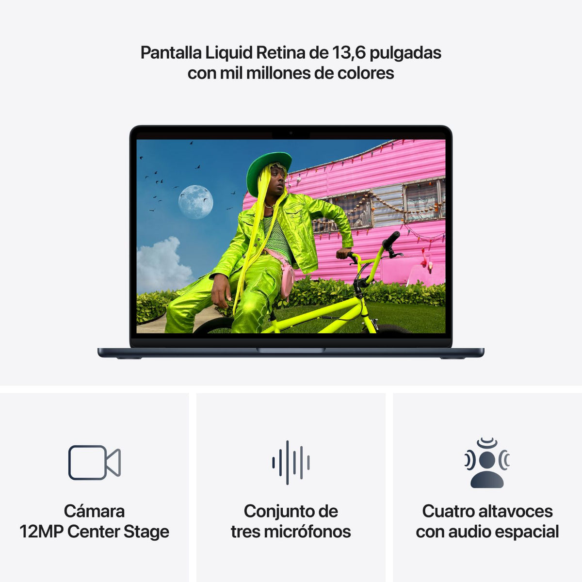 Apple MacBook Air 13" 16Gb 512Gb Medianoche (MDHE4Y/A)