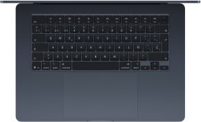 MacBook Air 13.6' Chip M5 con CPU de 10 Nucleos 24Gb de Memoria Unificada 1Tb SSD Grafica M5 GPU de 10 Nucleos Touch Id Trackpad Force Pantalla Liquid Retina Teclado Magic Keyboard sin Adaptador de Corriente Medianoche