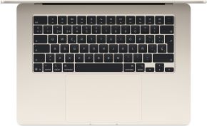 MacBook Air 15.3' Chip M5 con CPU de 10 Nucleos 16Gb de Memoria Unificada 512Gb SSD Grafica M5 GPU de 10 Nucleos Touch Id Trackpad Force Pantalla Liquid Retina Teclado Magic Keyboard sin Adaptador de Corriente Blanco Estrella