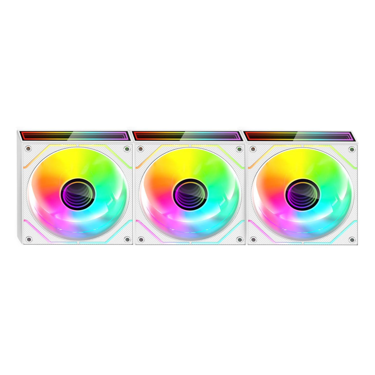 Ventilador Mars Gaming ARGB Kit 3 Blanco (MF3DPROKITW)
