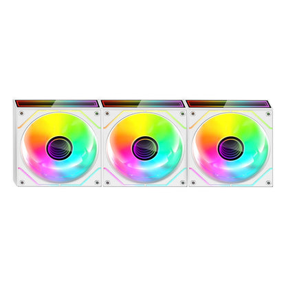 Ventilador Mars Gaming ARGB Kit 3 Blanco (MF3DPROKITW)