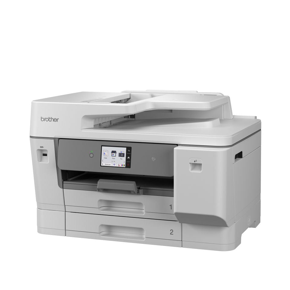 Brother Impresora Multifuncion Tinta mfc-j6975dw A4 y A3 Resolucion 1200 X 4800 Impresion Duplex A4 y A3 Escaneado Duplex A4 y A3 Velocidad de Impresion 31 ppm en Negro y 31 ppm en Color Adf 50 Hojas Dos Bandeja de Entrada de Papel de 250 Hojas WiFi 
