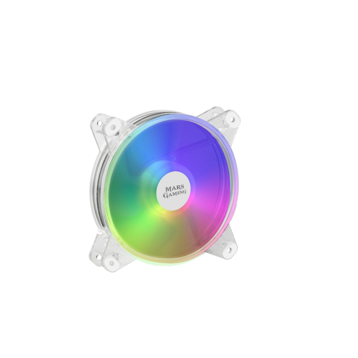 Ventilador Mars Gaming 120mm RGB Transparente (MFD)