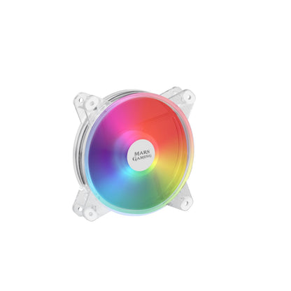 Ventilador Mars Gaming 120mm RGB Transparente (MFD)