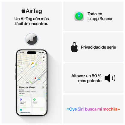 Localizador Apple Airtag Gen2 4 Unidades (MFEA4ZY/A)
