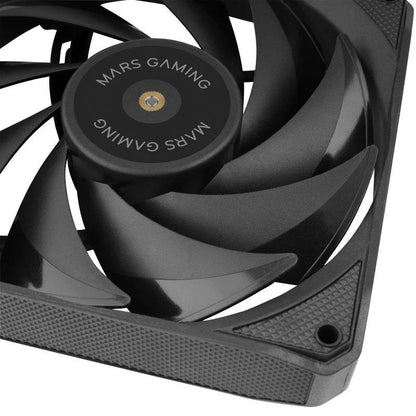 Ventilador Mars Gaming PWM 120mm Negro Kit 2 (MFNCLX2)