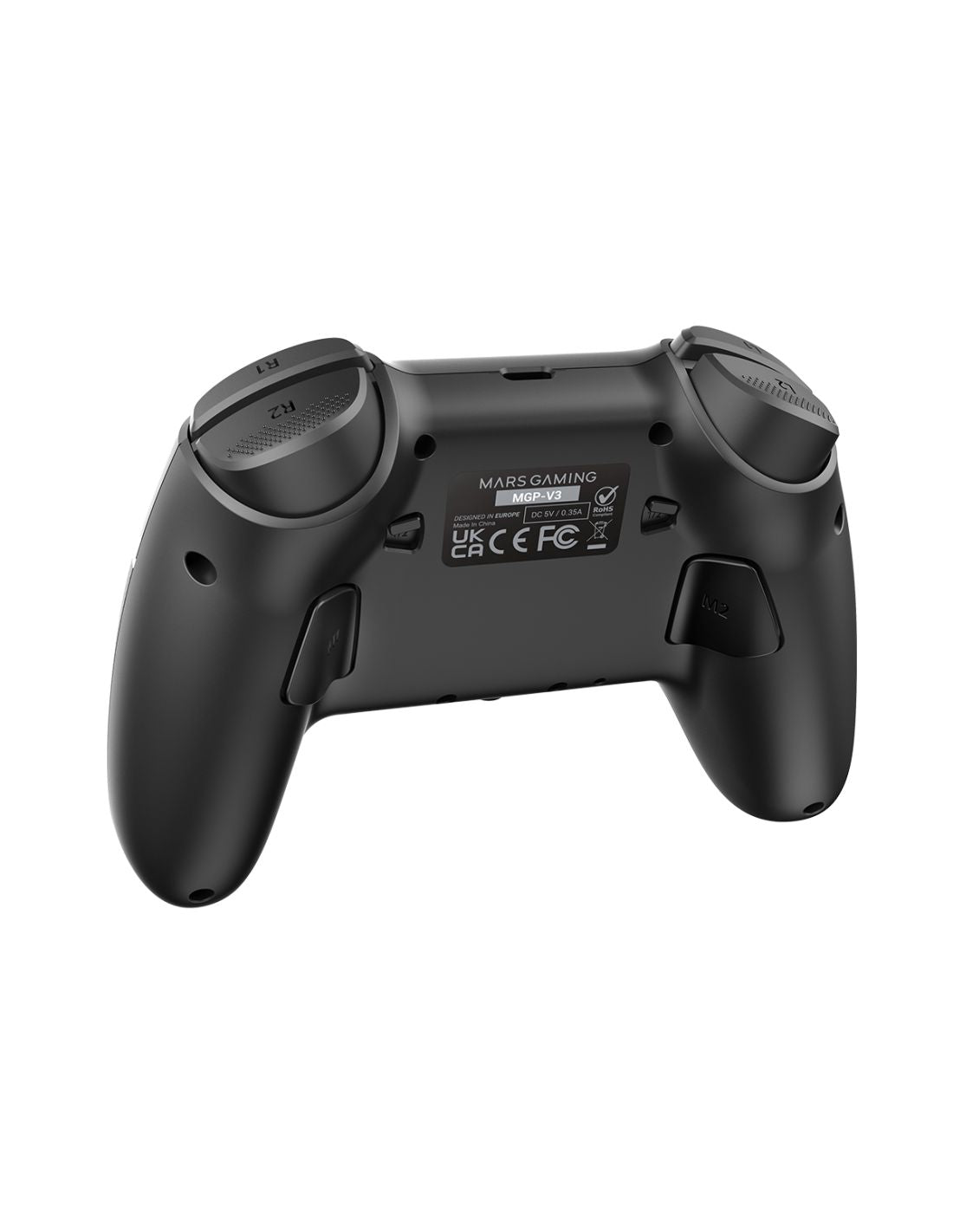 GamePad Mars Gaming Inalámbrico BT ARGB Negro (MGPV3)