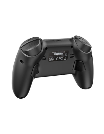 GamePad Mars Gaming Inalámbrico BT ARGB Negro (MGPV3)