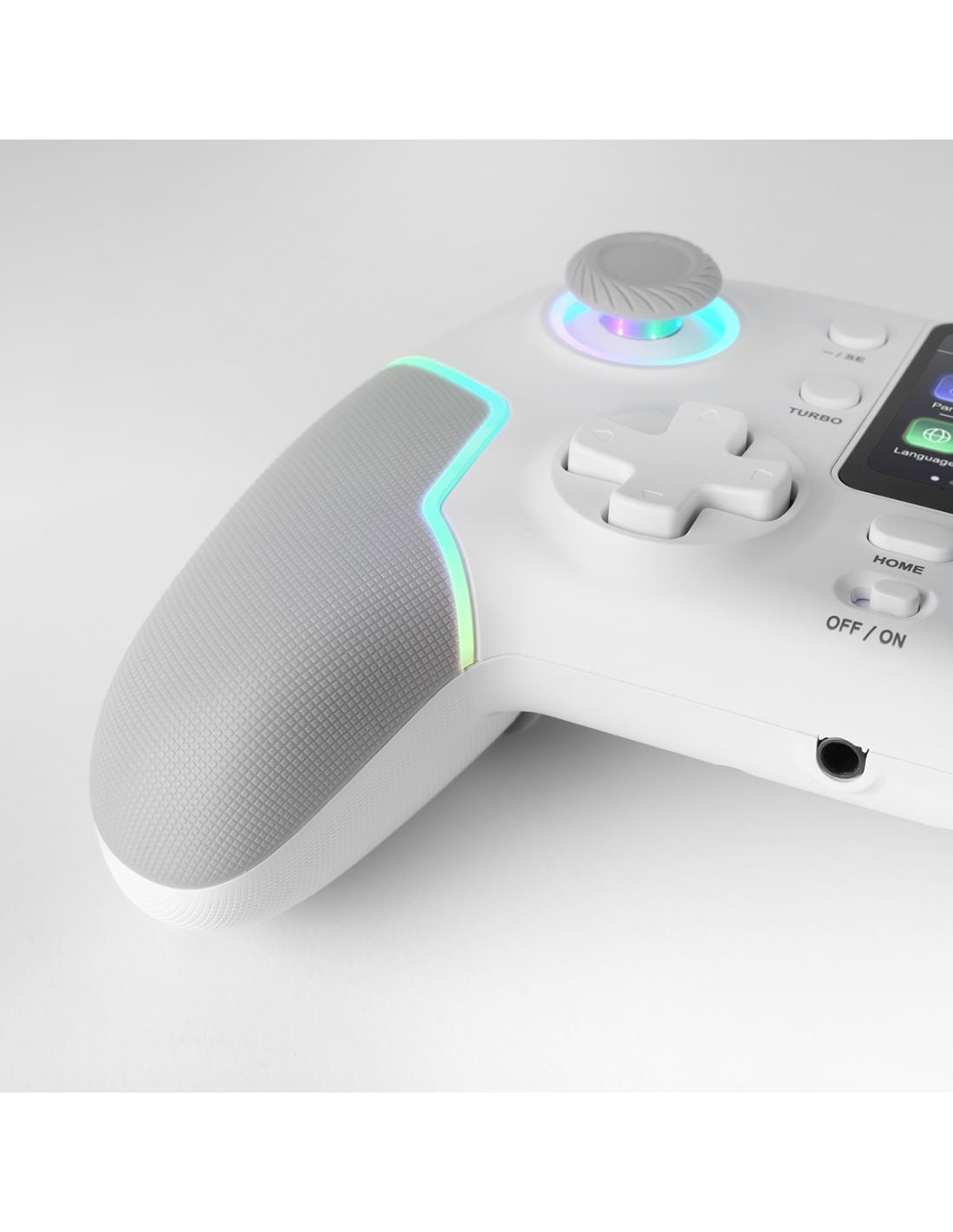 GamePad Mars Gaming Inalámbrico BT ARGB Blanco (MGPV3W)