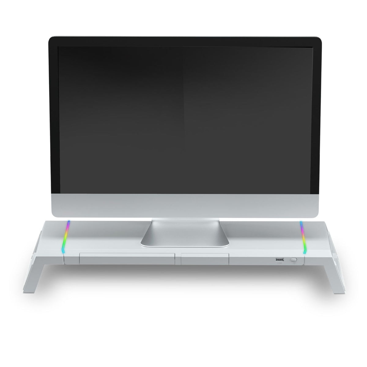 Soporte Sobremesa Mars Gaming Monitor Blanco (MGSONEW)