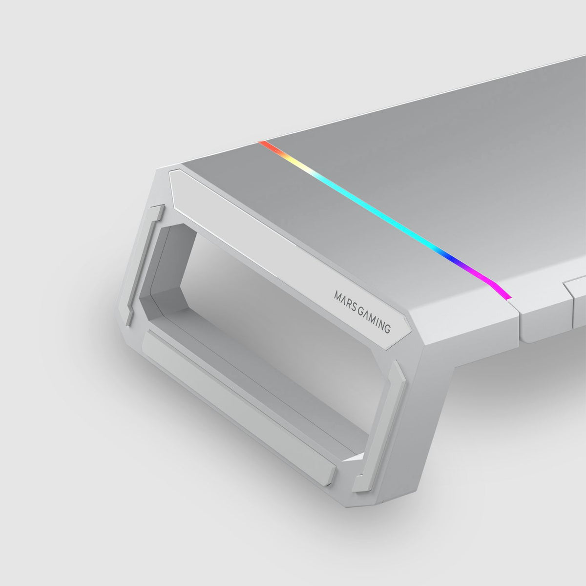 Soporte Sobremesa Mars Gaming Monitor Blanco (MGSONEW)
