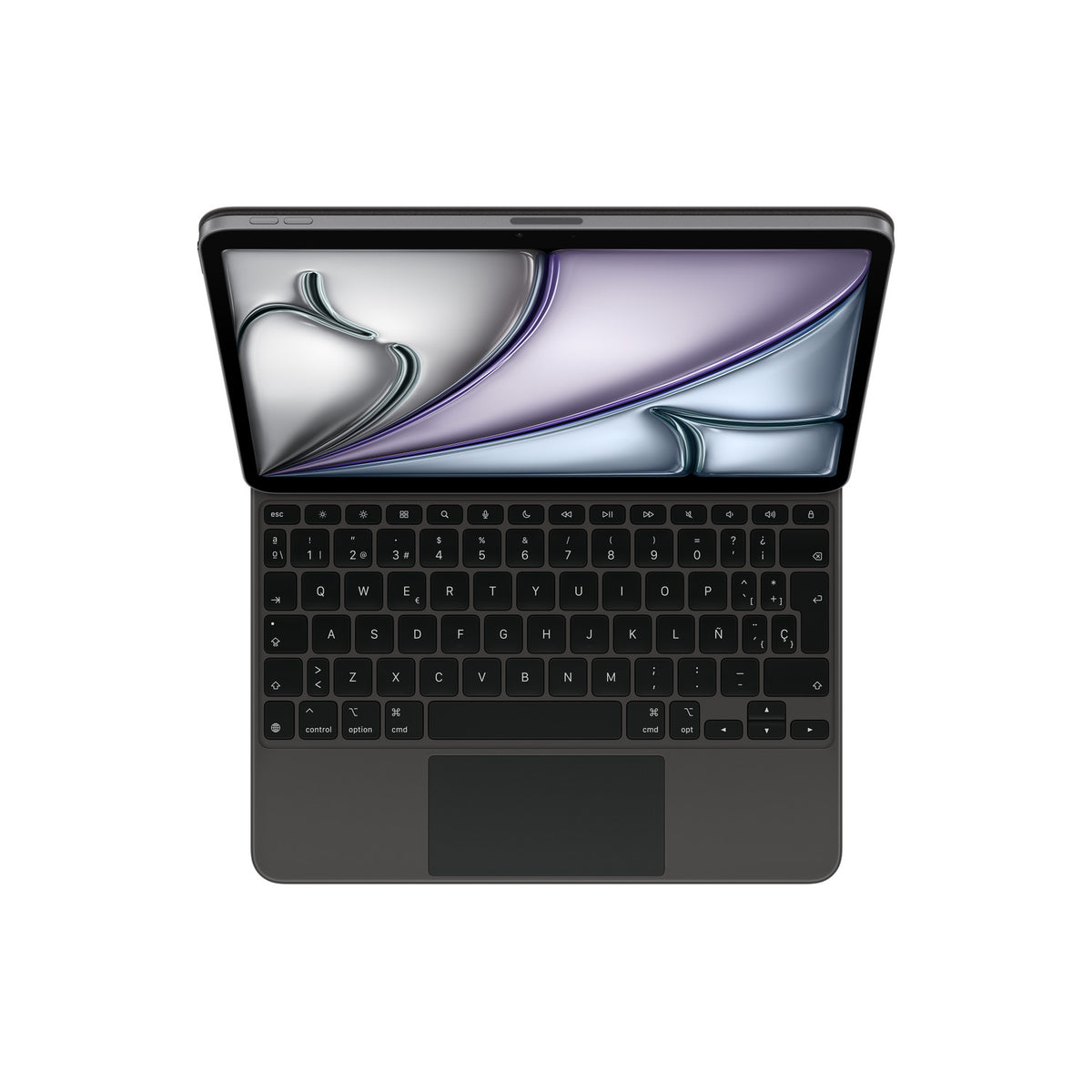 Apple Funda con teclado magic keyboard para IPAD air 11' m3, m2, quinta y cuarta generacion negro (MGYX4Y/A)
