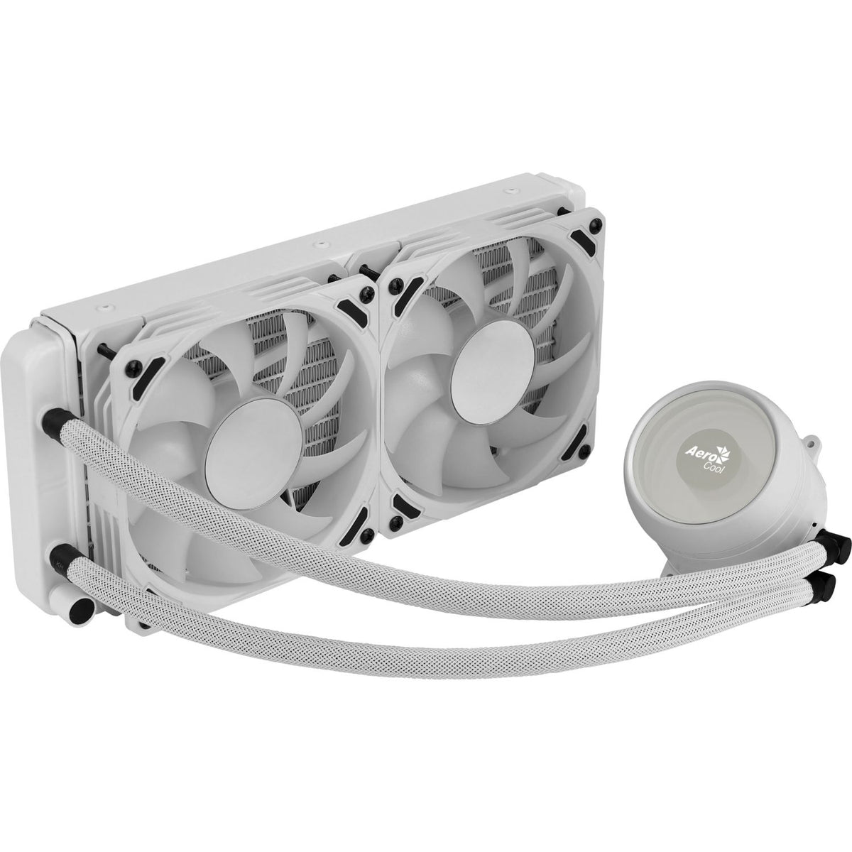 Refrig. Líq. AEROCOOL 2x120mm ARGB Blanca (MIRAGEL240W)