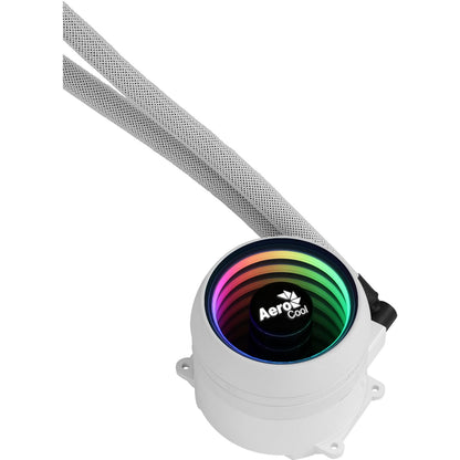 Refrig. Líq. AEROCOOL 2x120mm ARGB Blanca (MIRAGEL240W)